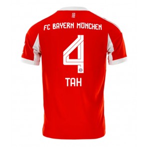 Lacne Muži Futbalové dres Bayern Munich Jonathan Tah #4 2025-26 Krátky Rukáv - Domáci